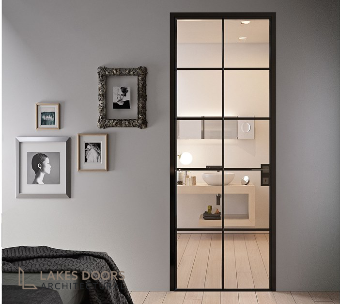 Crittall style aluminium doors