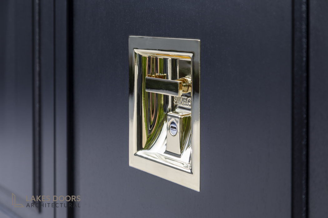 Polished Brass Silvelox Door Handle