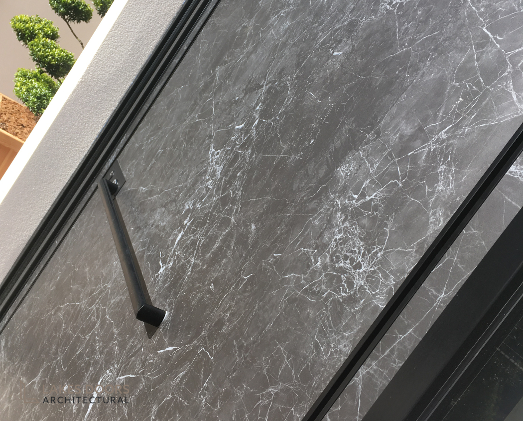 Black Marble Front Door